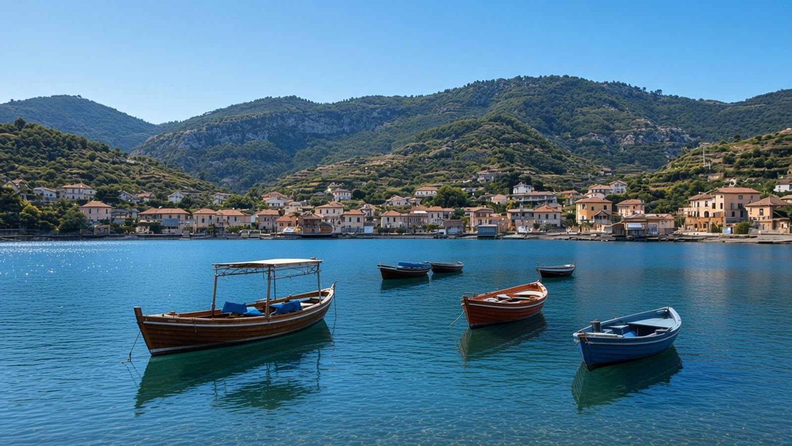 Morning harbor